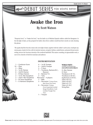 Awake the Iron: Score