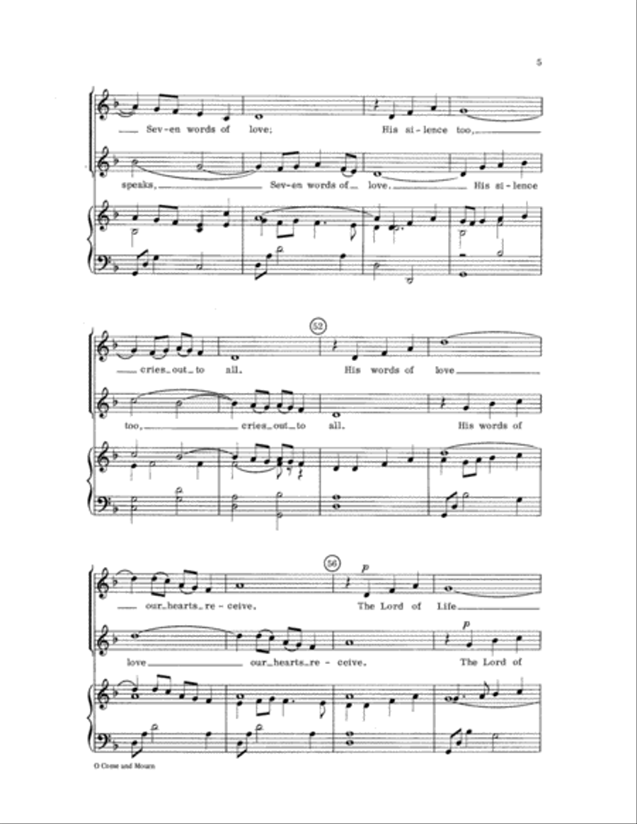 O Come and Mourn Choir scores gallery preview page 5