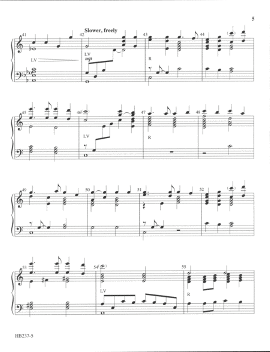 The Battle Hymn of the Republic 5-Octaves scores gallery preview page 5