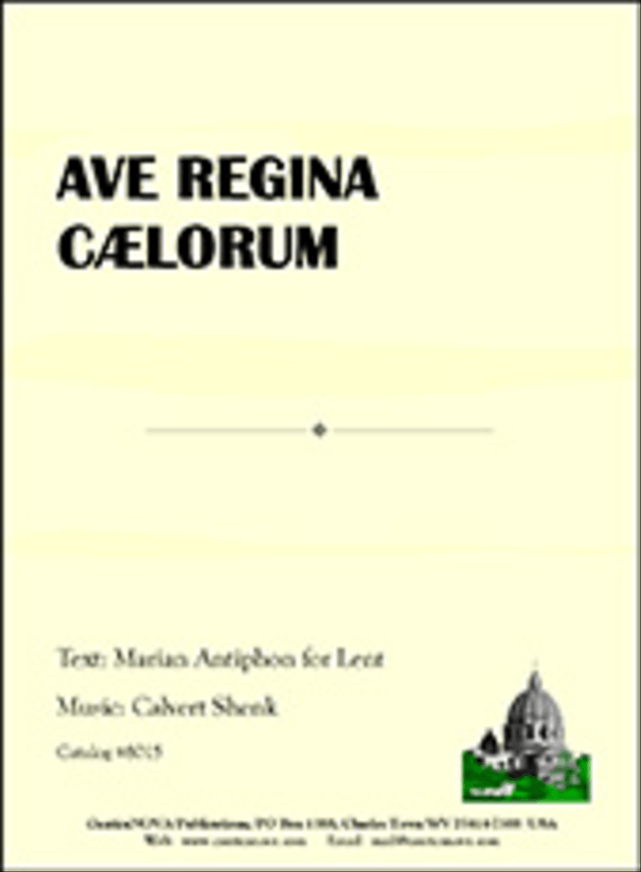 Ave Regina Unison Choir scores gallery preview page 1