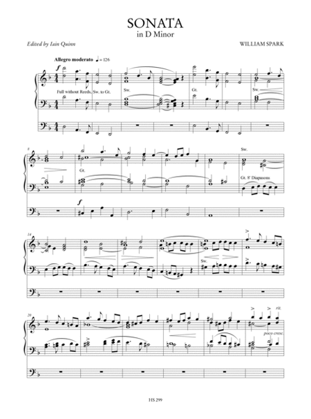 English Organ Sonatas - Vol. 1