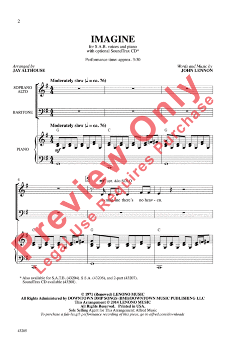 Imagine 3-Part scores gallery preview page 2