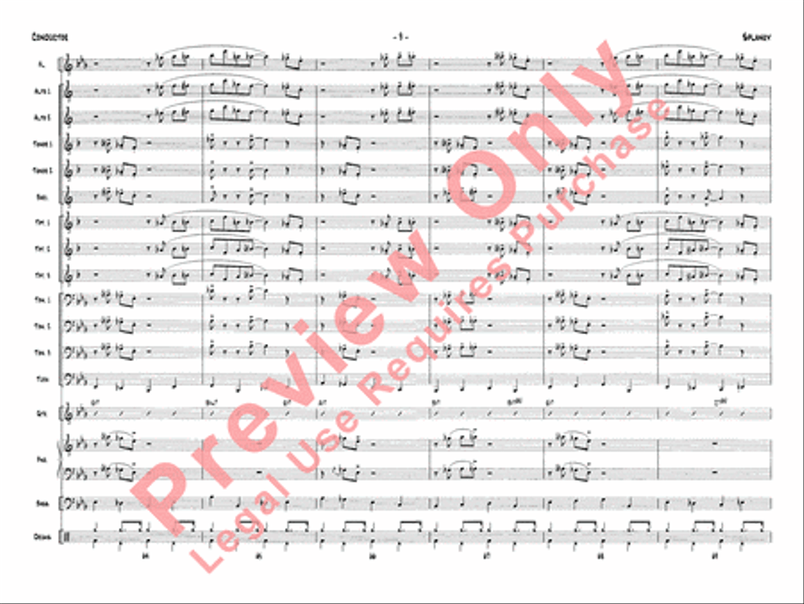 Splanky Jazz Ensemble scores gallery preview page 12