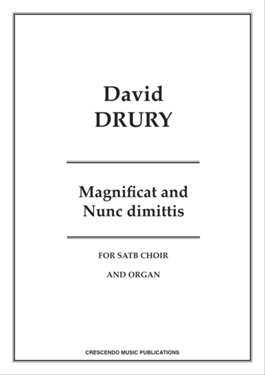 Magnificat and Nunc dimittis 4-Part scores gallery preview page 1