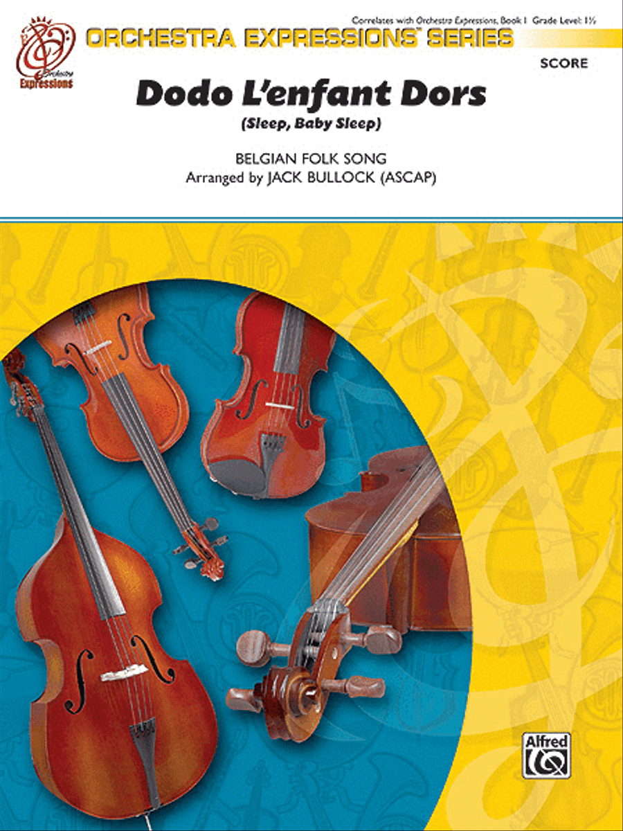 Dodo L'enfant Dors (Sleep, Baby Sleep) String Orchestra scores gallery preview page 1