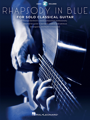 Book cover for Rhapsody in Blue for Solo Classical Guitar