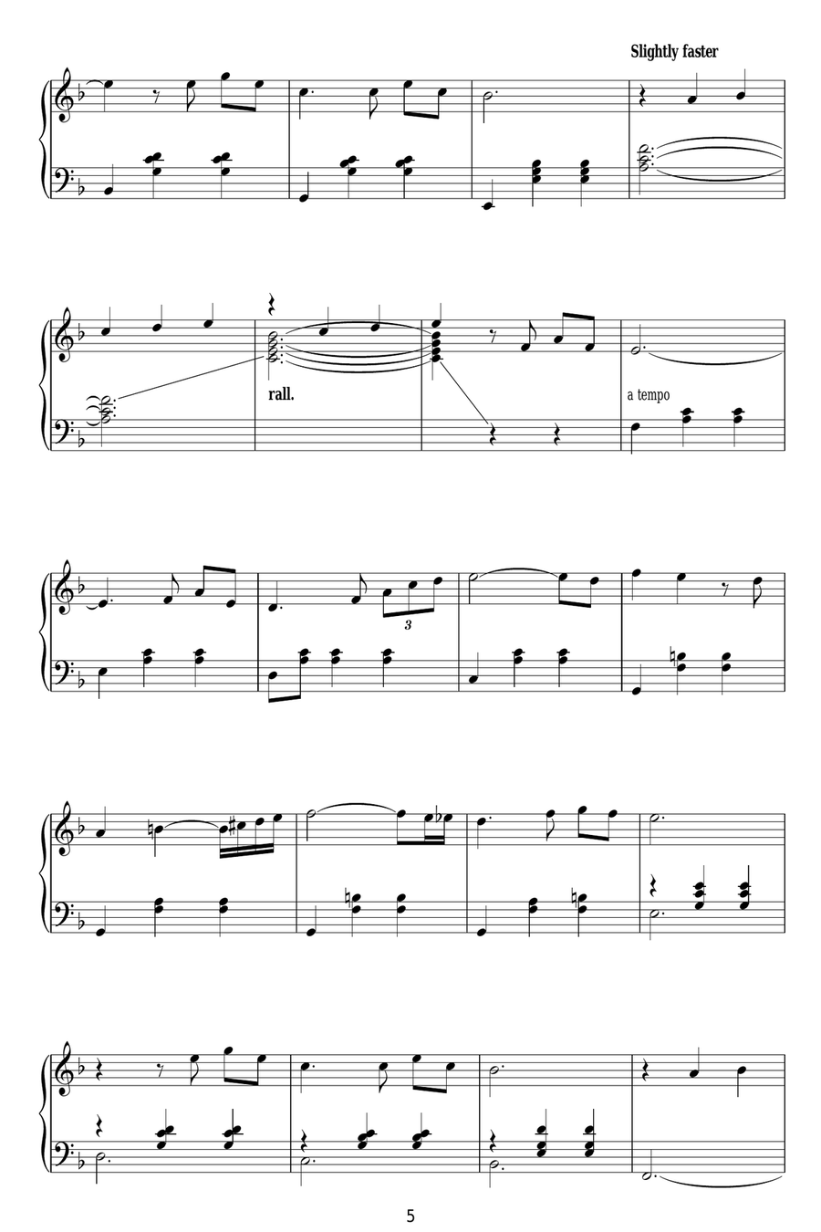 Married Life (from Up) Piano Solo scores gallery preview page 5