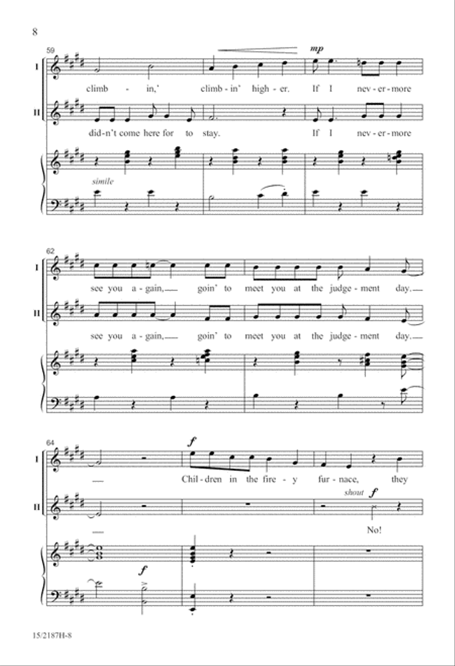 Climbin' Up the Mountain Climbin' Up the Mountain 2-Part scores gallery preview page 9