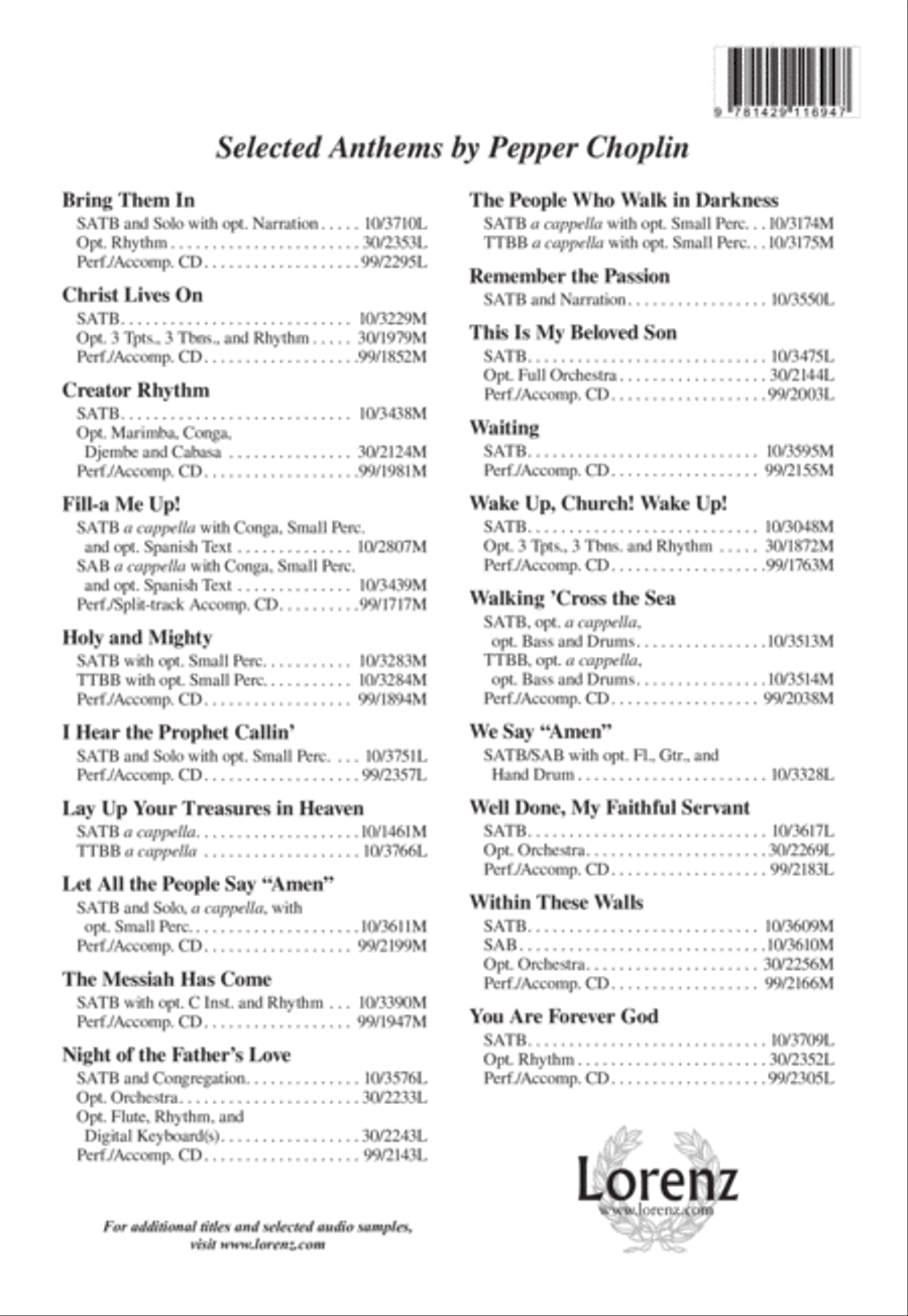 Worthy is the Lamb 4-Part scores gallery preview page 16