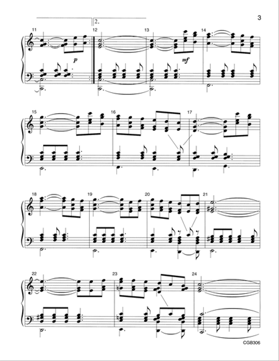 Dance of the Morning Stars Handbell Choir scores gallery preview page 3
