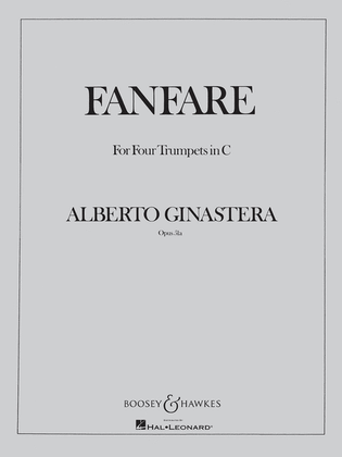 Book cover for Fanfare, Op. 51a