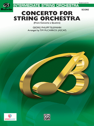 Concerto for String Orchestra (Score only)