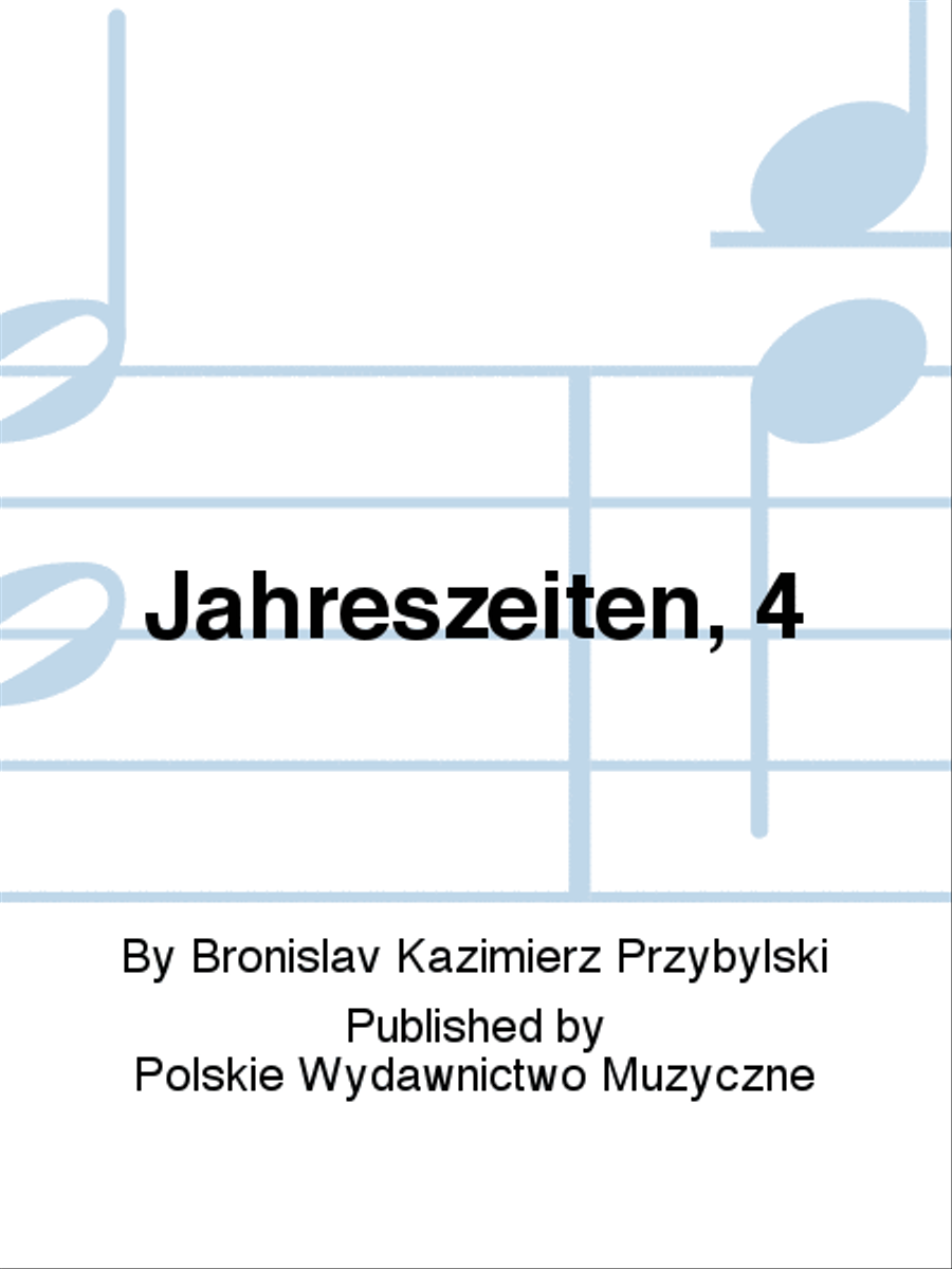 Jahreszeiten, 4 Accordion scores gallery preview page 1