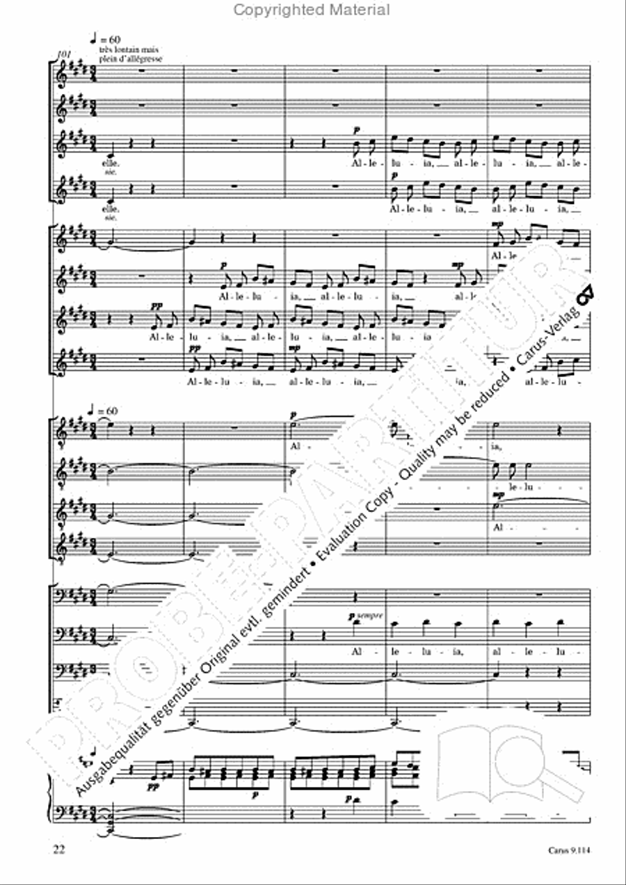 Trois Fragments de son Choir scores gallery preview page 23