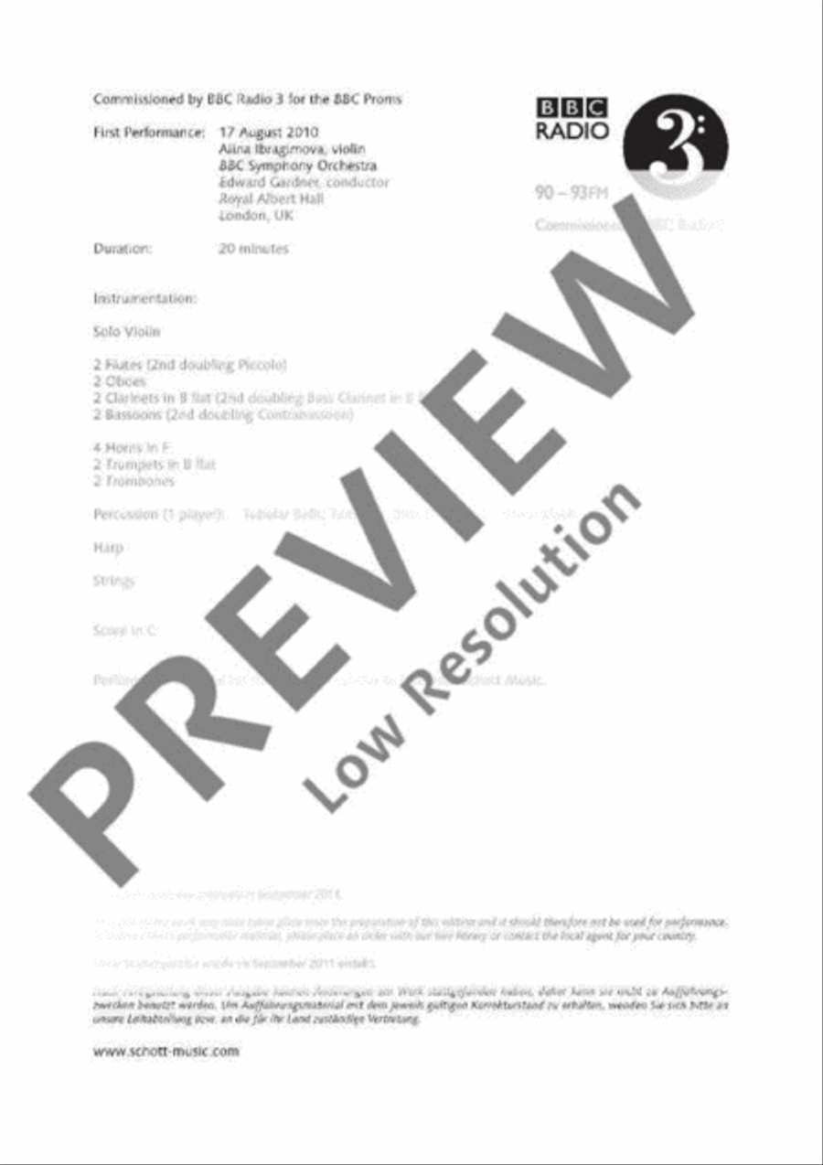 Violin Concerto Orchestra scores gallery preview page 2