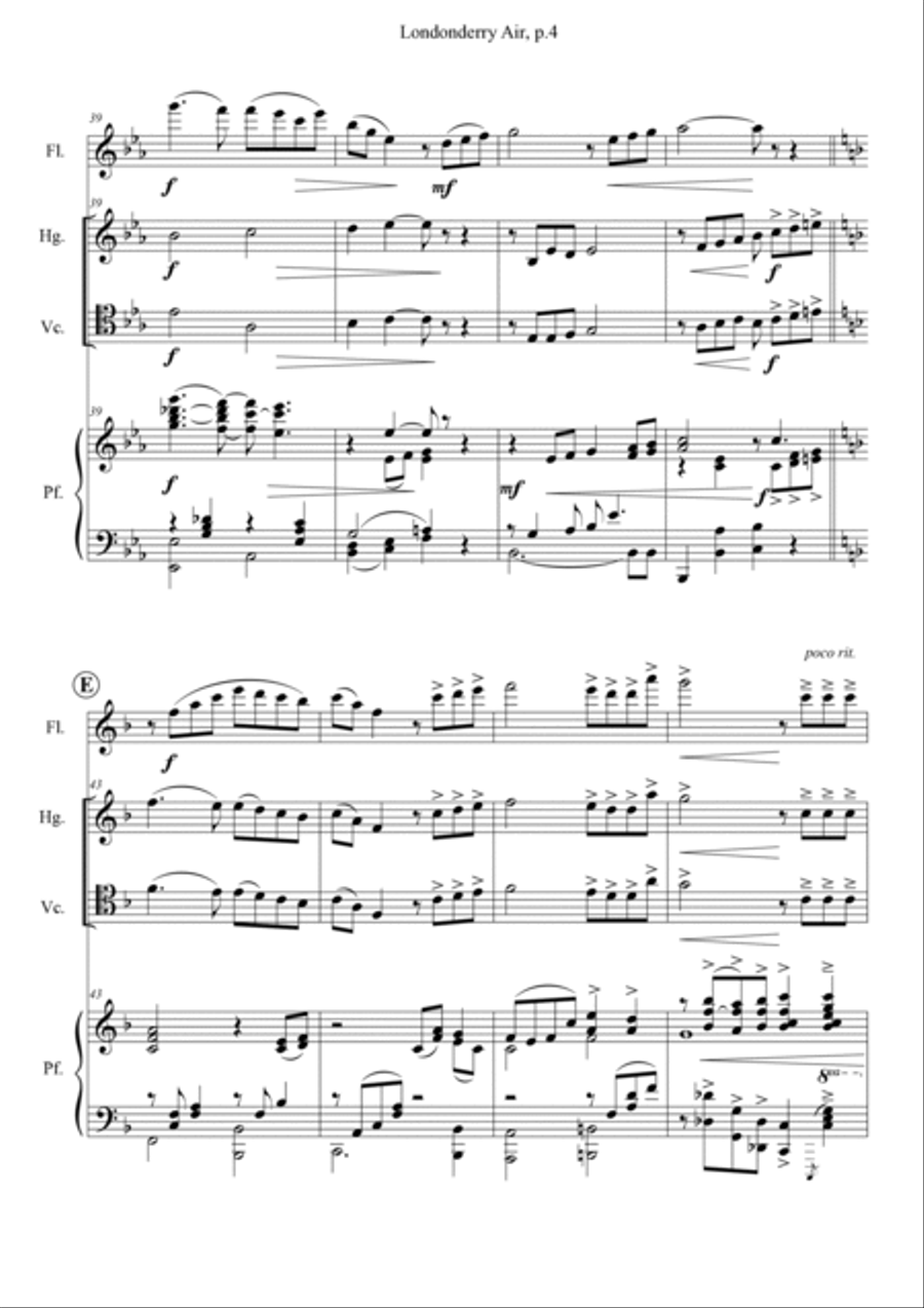 Londonderry Air Londonderry Air Flute scores gallery preview page 6