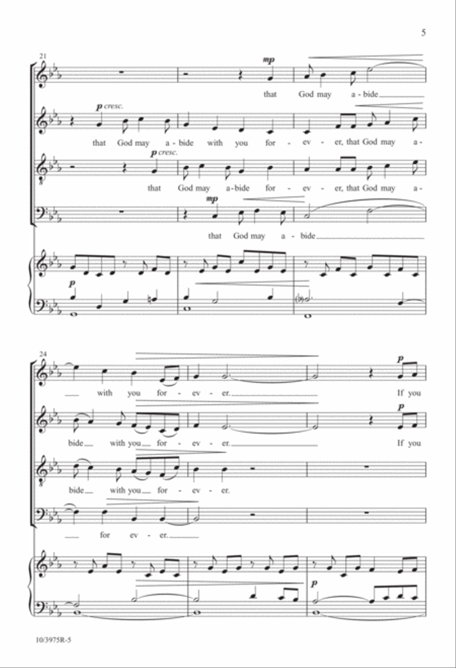 If You Love Me If You Love Me 4-Part scores gallery preview page 5