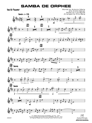 Samba de Orphee: 3rd B-flat Trumpet