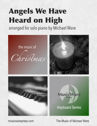 Book cover for Angels We Have Heard on High (solo piano)