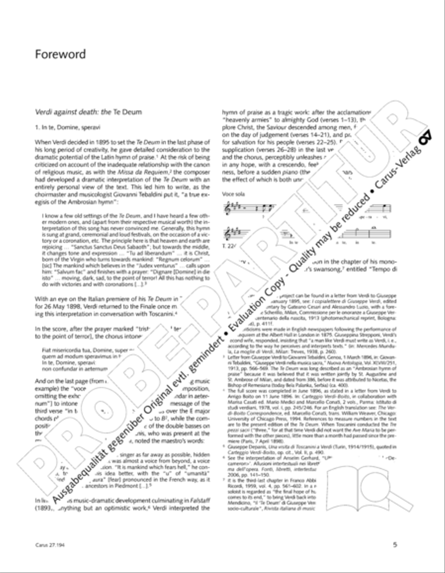 Te Deum Te Deum 4-Part scores gallery preview page 6
