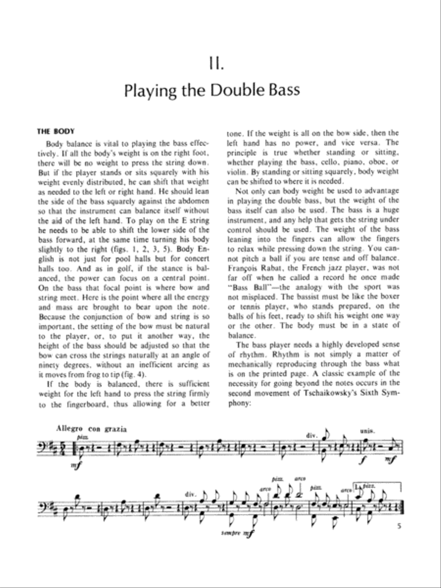 The Art of Double Bass Playing