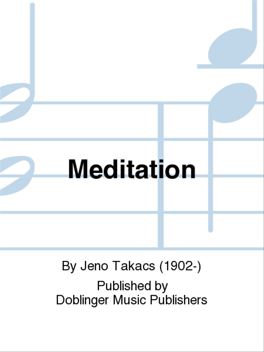 Meditation String Orchestra scores gallery preview page 1