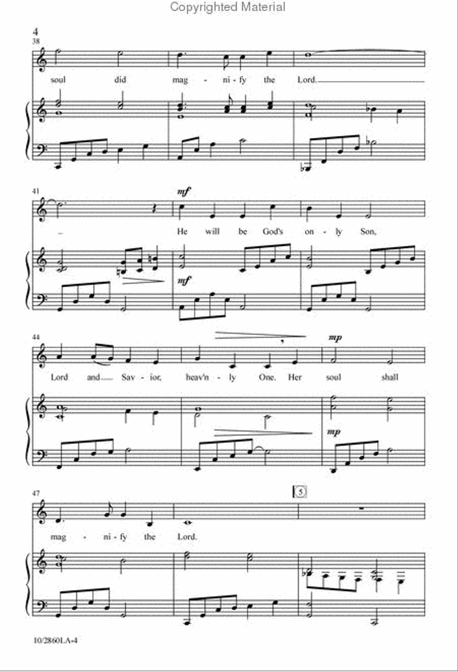 Song of Mary and Joseph Song of Mary and Joseph 4-Part scores gallery preview page 5