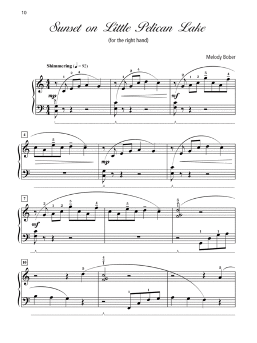 Grand One-Hand Solos for Piano, Book 4 Piano Solo scores gallery preview page 9