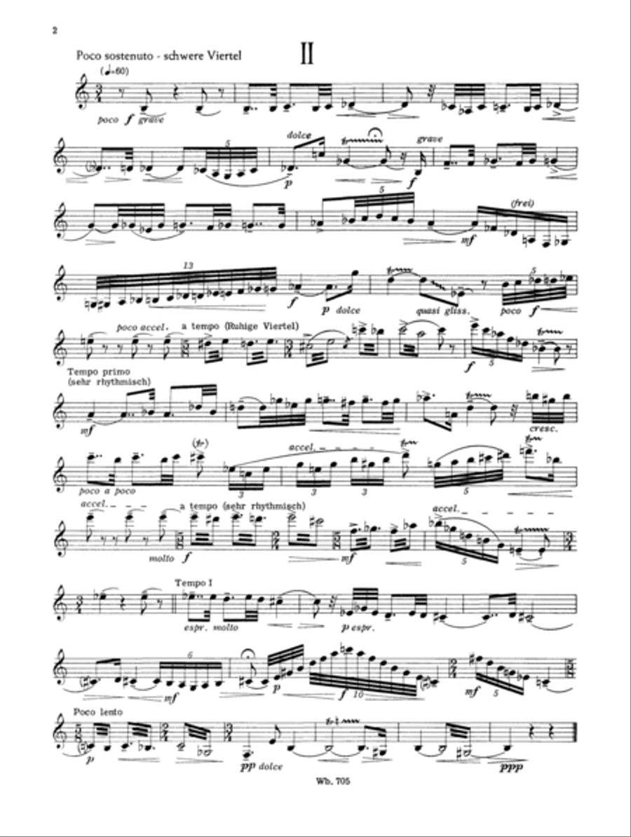 6 Bagatelles 6 Bagatelles Clarinet Solo scores gallery preview page 3