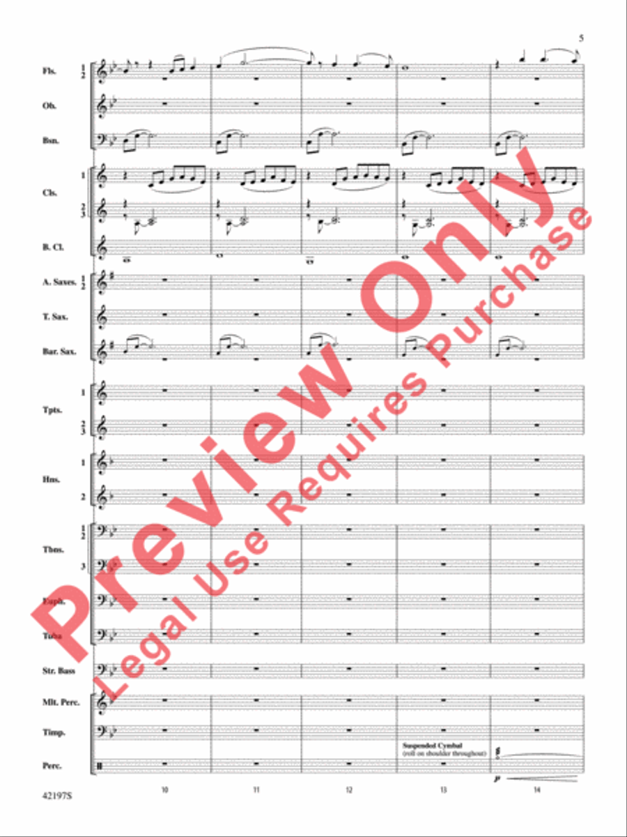 Carrickfergus Carrickfergus Concert Band scores gallery preview page 6