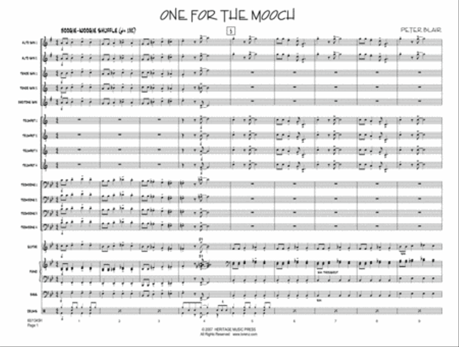 One for the Mooch One for the Mooch Jazz Ensemble scores gallery preview page 3