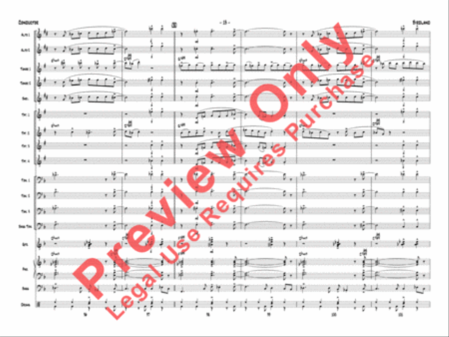 Birdland Birdland Jazz Ensemble scores gallery preview page 16