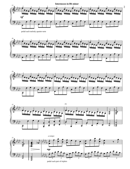Intermezzo in Bb minor, from Nine Character Pieces image number null