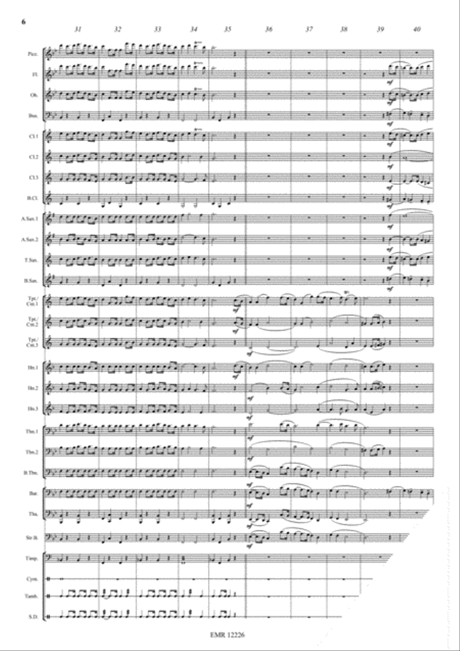 Marche Royale Concert Band scores gallery preview page 7