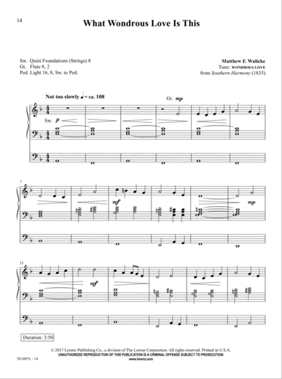 The Sacred Organ Library, Vol. 3 Organ Solo scores gallery preview page 7