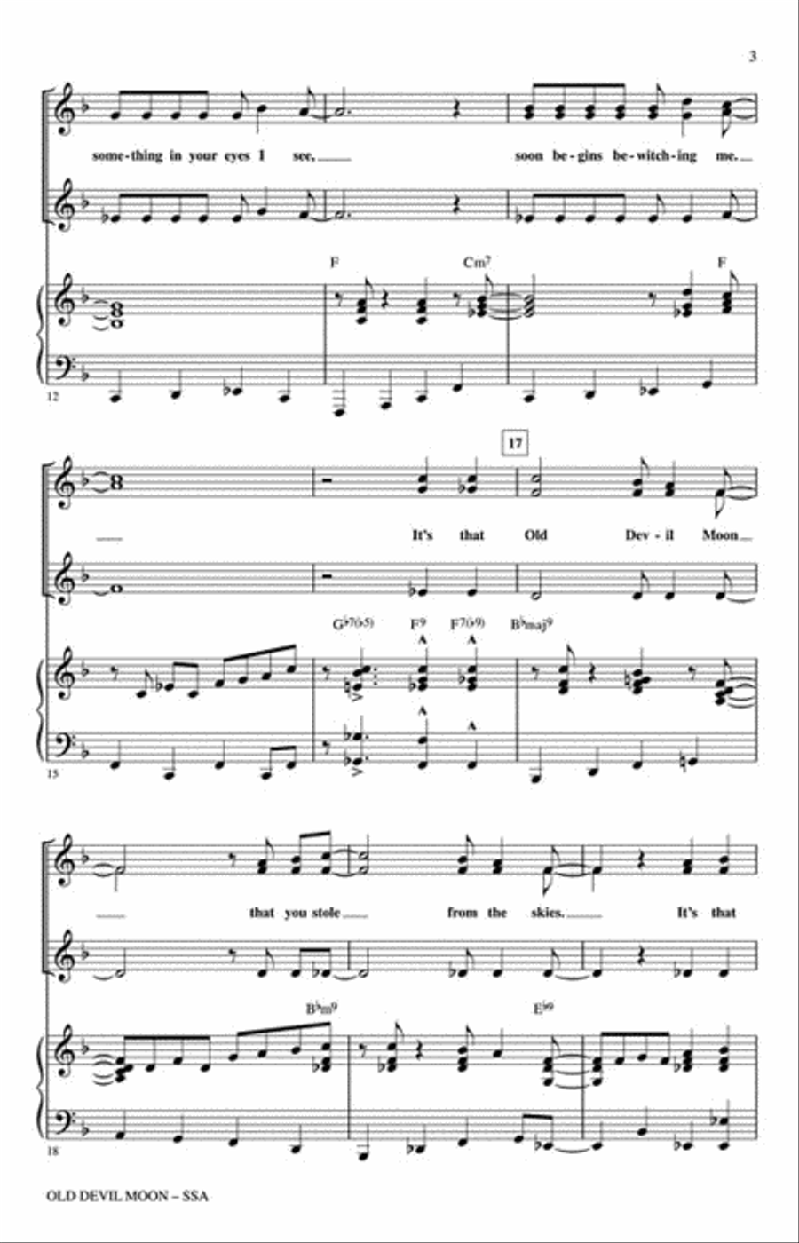 Old Devil Moon Choir scores gallery preview page 3