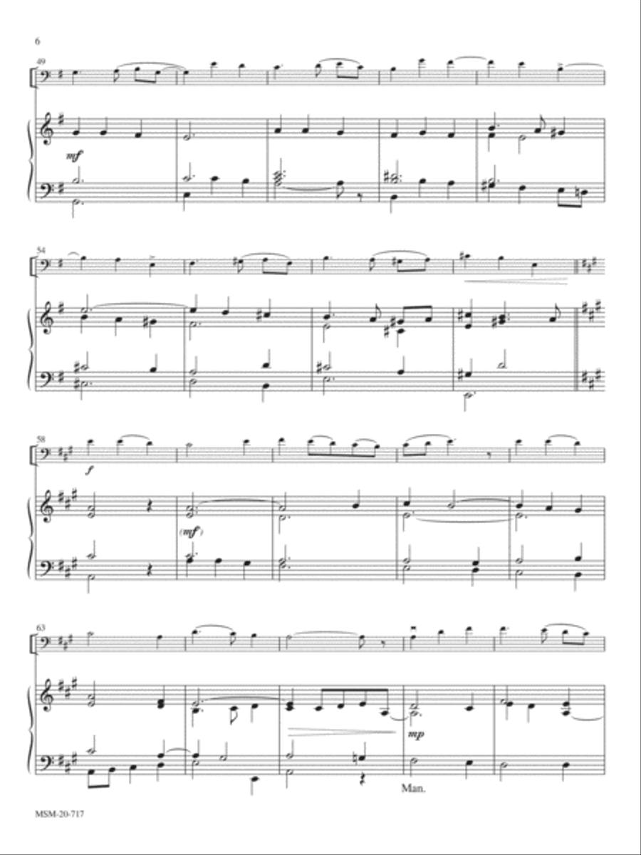 Bread of the World: Four Communion Hymns for Cello and Organ Cello scores gallery preview page 5
