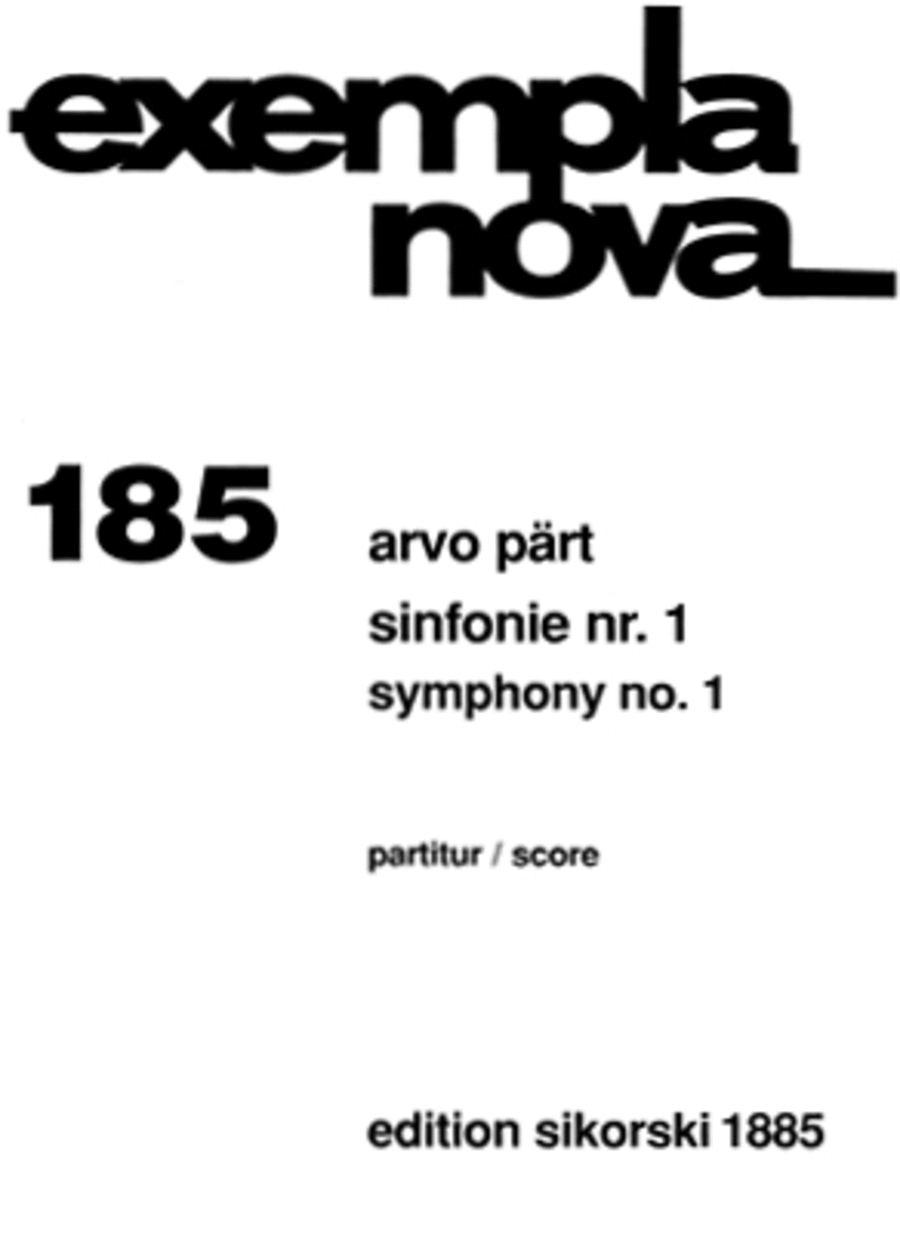 Symphony No. 1 Orchestra scores gallery preview page 1