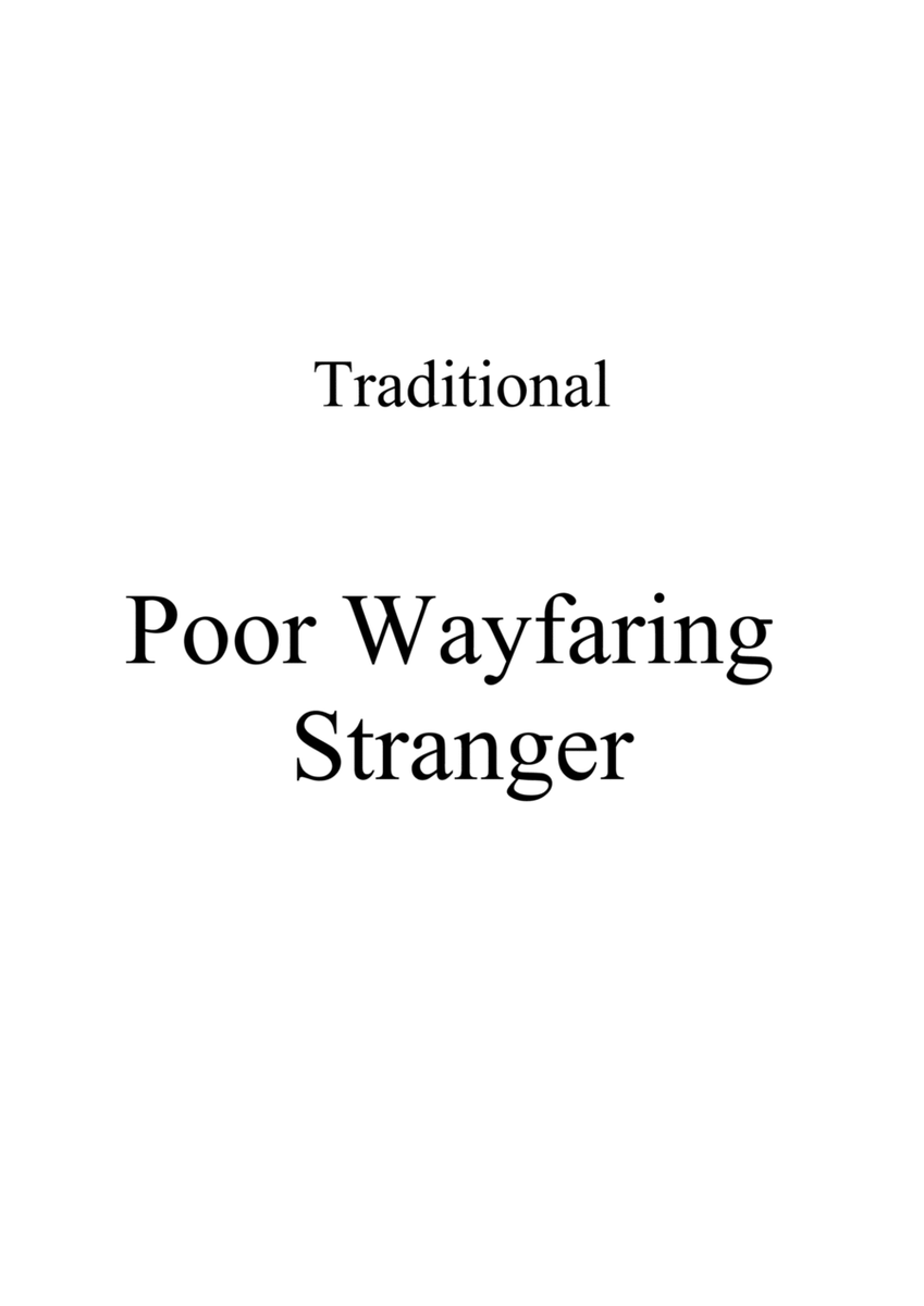 Poor Wayfaring Stranger - Easy Piano image number null