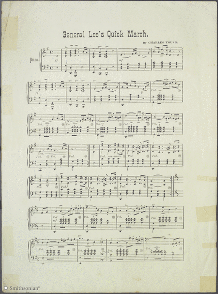 General Lee's Quick March Piano Solo scores gallery preview page 2