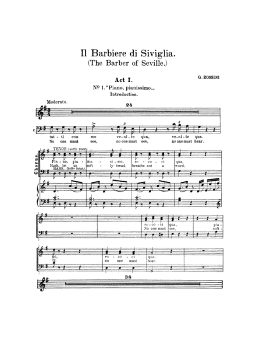 The Barber of Seville Voice scores gallery preview page 4