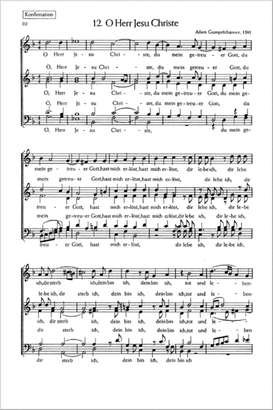 Kurrende, Heft 4 Choir scores gallery preview page 1