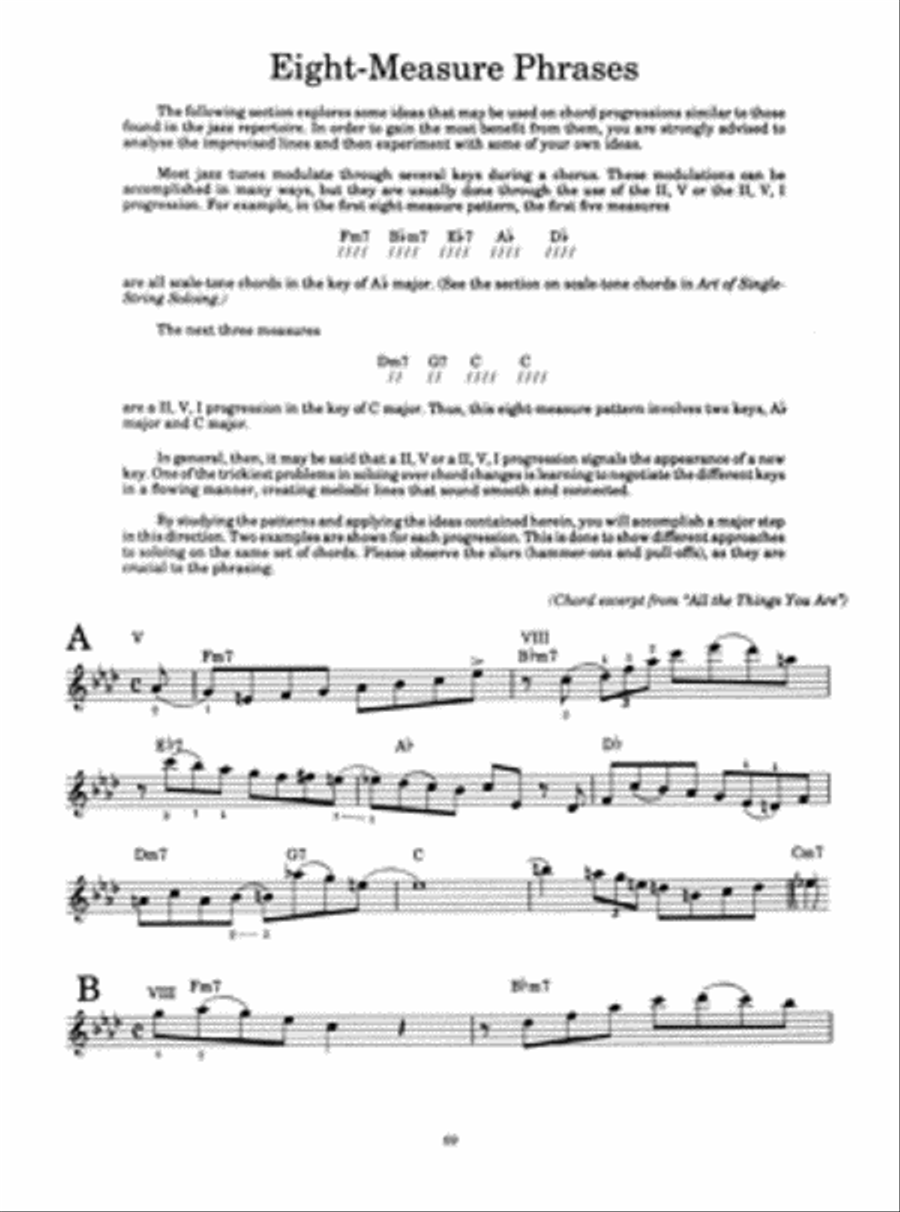 Complete Book of Jazz Single-String Studies Electric Guitar scores gallery preview page 4