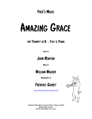 Amazing Grace for trumpet & piano