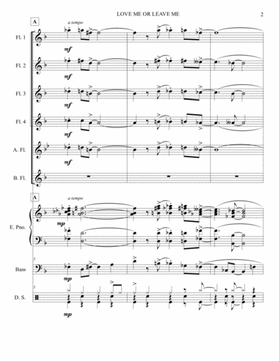 Love Me Or Leave Me Love Me Or Leave Me Small Ensemble scores gallery preview page 2