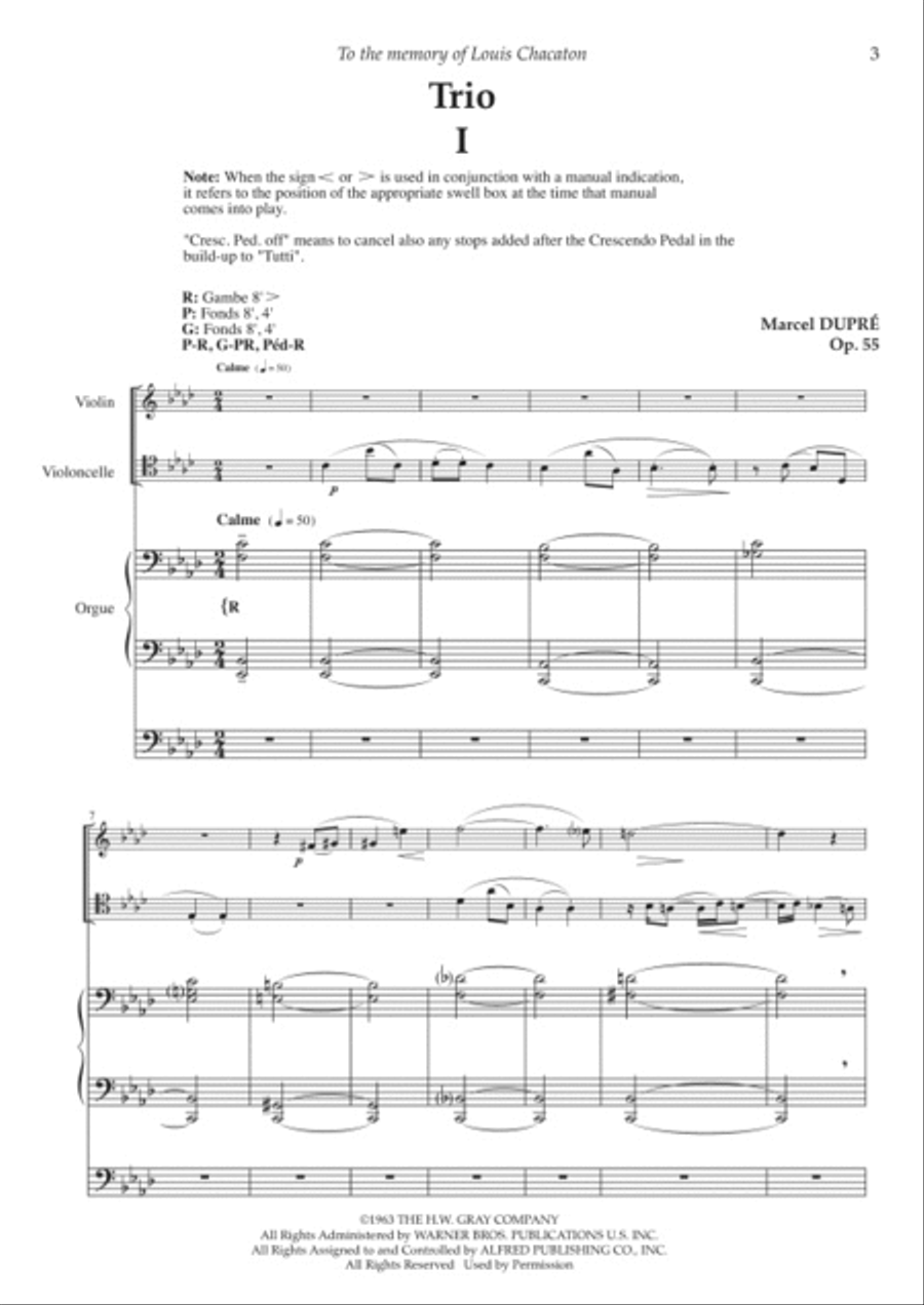 Trio, Op. 55 Cello scores gallery preview page 2