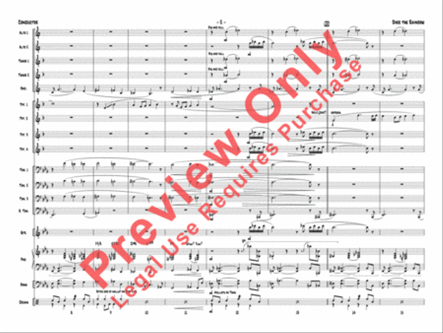 Over the Rainbow Jazz Ensemble scores gallery preview page 5