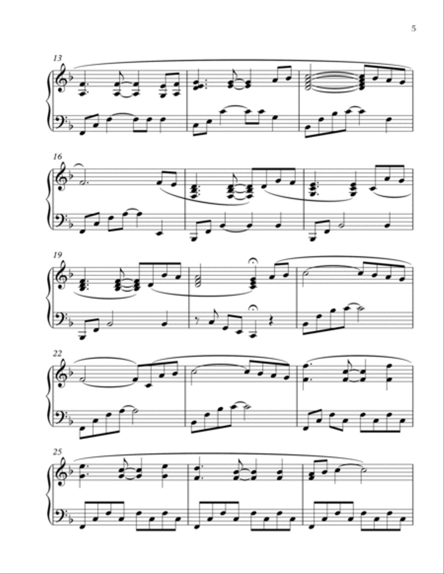 A Prelude to Christmas: 18 Intermediate Piano Solos Piano Solo scores gallery preview page 6