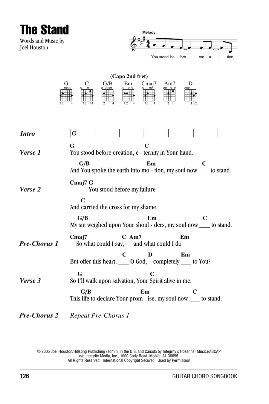The Stand Acoustic Guitar scores gallery preview page 1