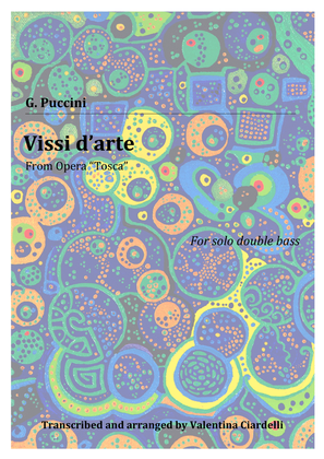Vissi d'arte - from opera "Tosca" for solo Double bass